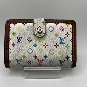 GUC Louis Vuitton White Murakami Wallet